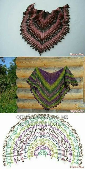 pattern crochet shawl 7
