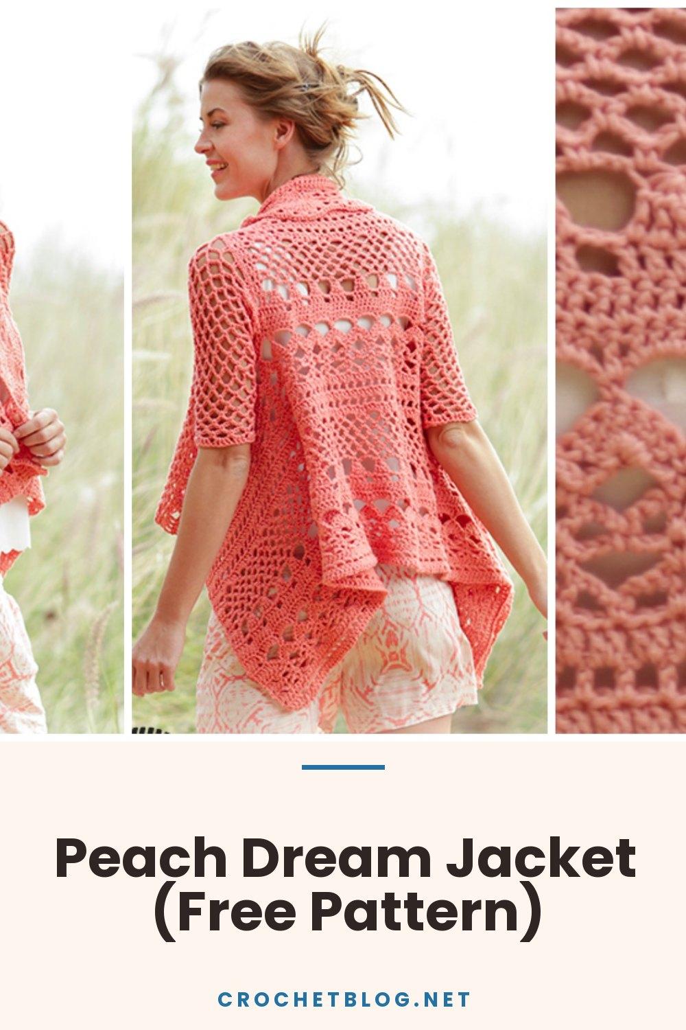 Peach Dream Jacket (Free Pattern)