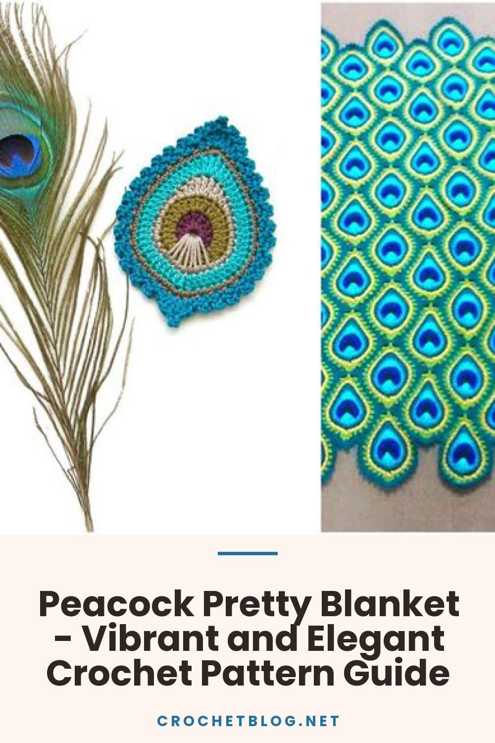 Peacock Pretty Blanket - Vibrant and Elegant Crochet Pattern Guide