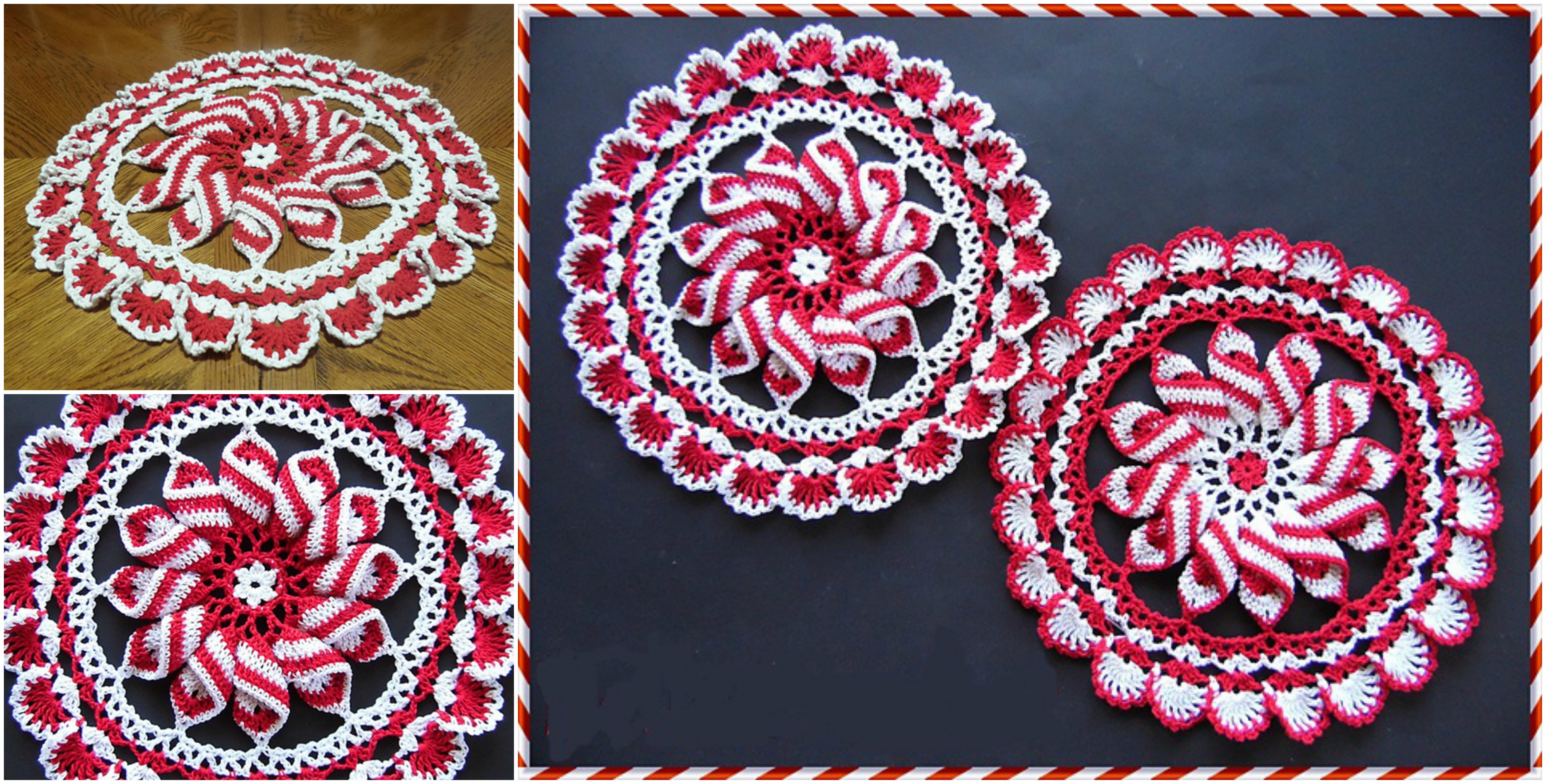 pinwheel peppermint crochet