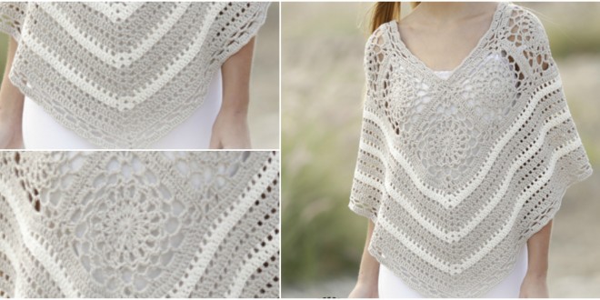 poncho squares lace