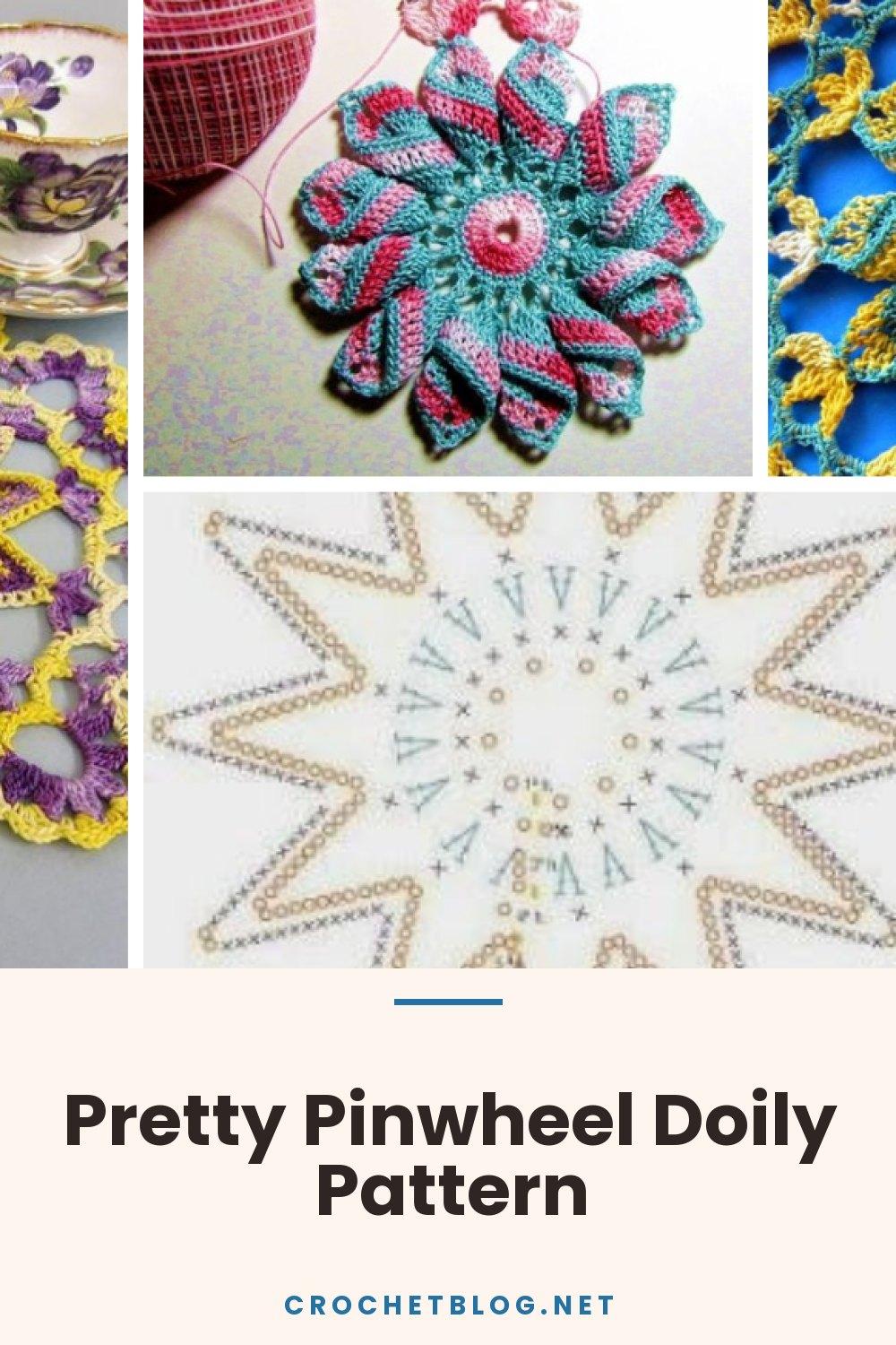 Pretty Pinwheel Doily Pattern