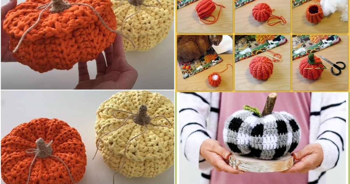 pumpkin crochet ideas and free patterns
