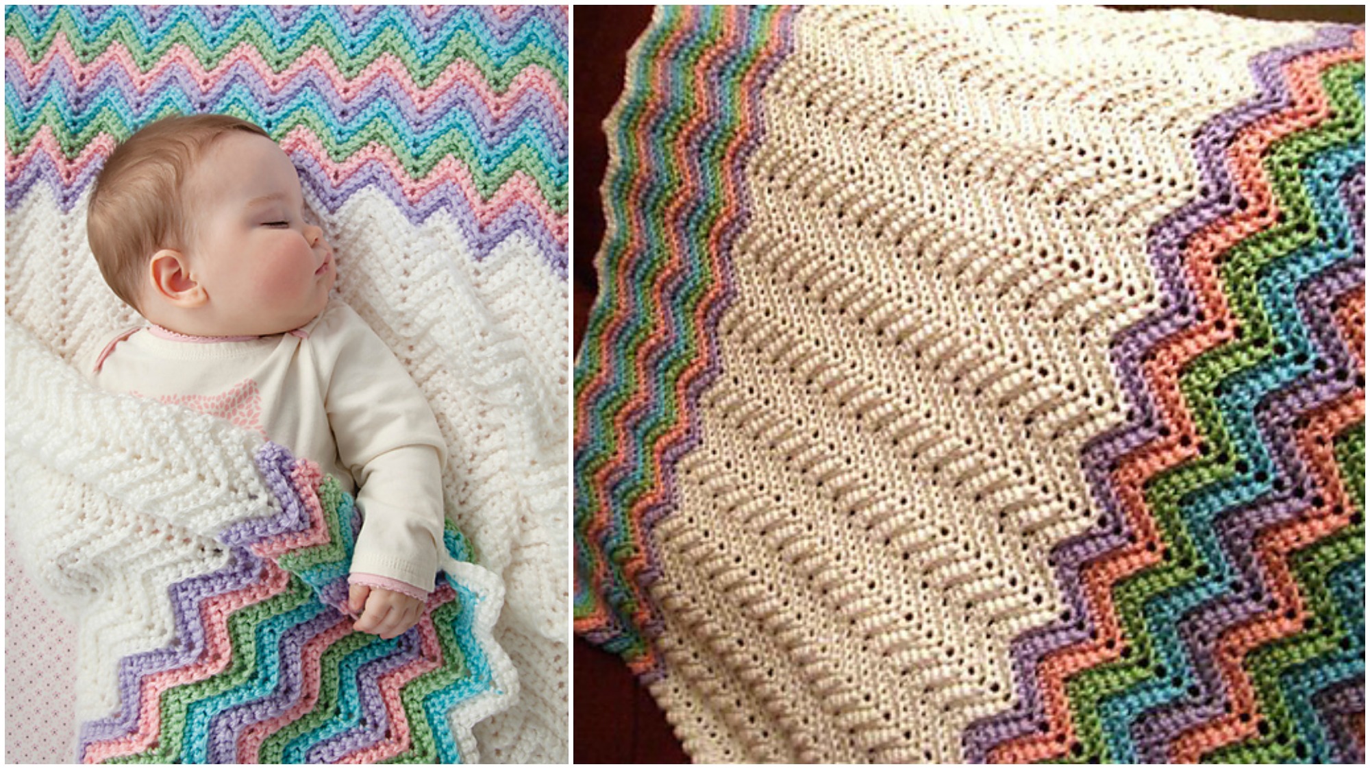 rainbow baby blanket