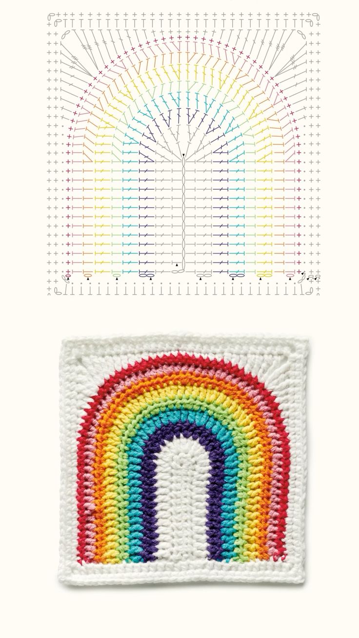 rainbow crochet 4