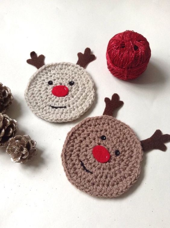 reindeer ornament crochet pattern 2