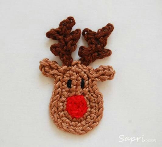 reindeer ornament crochet pattern 4