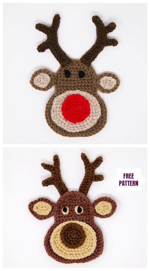 reindeer ornament crochet pattern 5