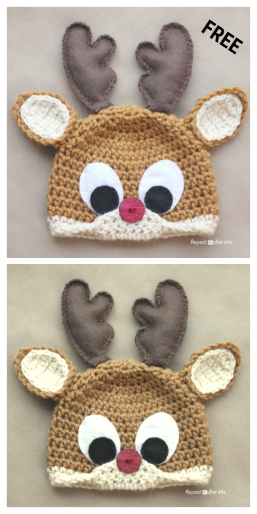 reindeer ornament crochet pattern 6