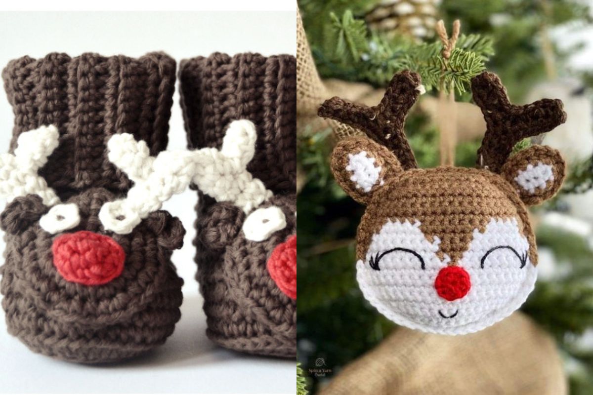 reindeer ornament crochet pattern 8