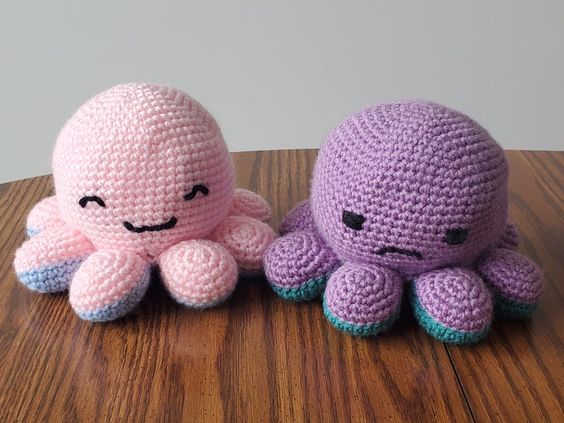 reversible crochet octopus tutorial