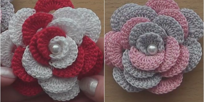 rose.flower crochet rose.flower crochet