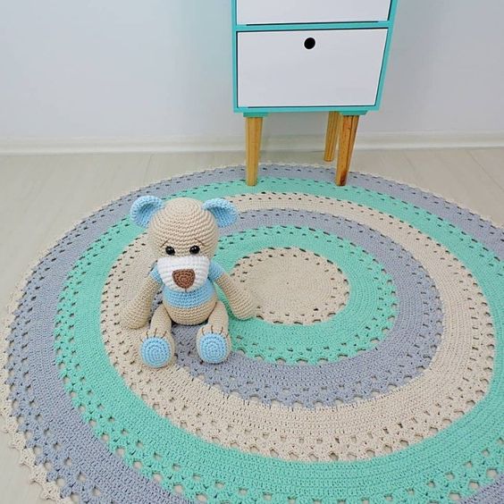 round crochet rugs ideas tutorials 11