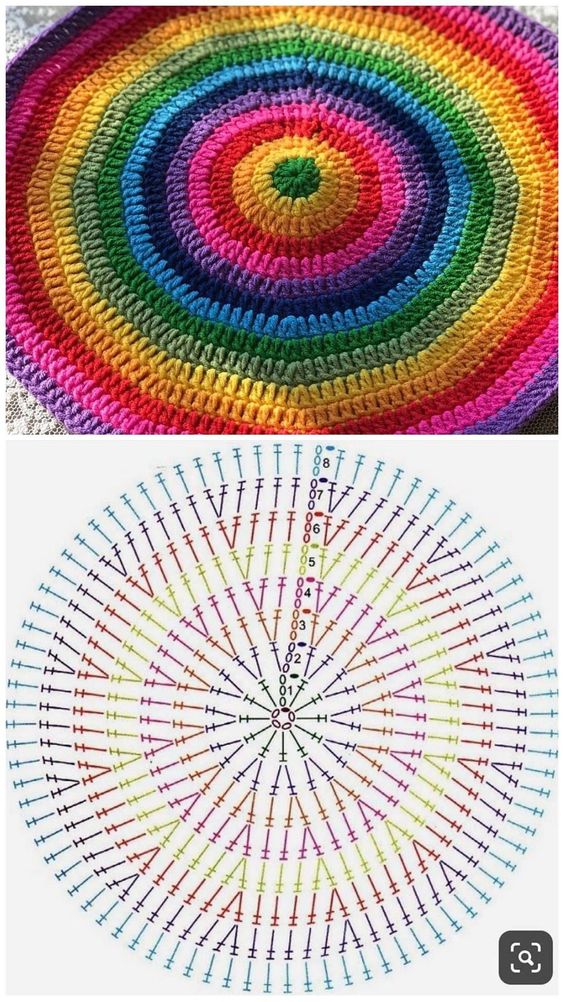 round crochet rugs ideas tutorials 13