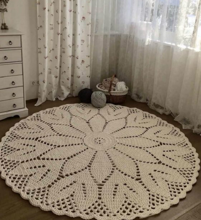 round crochet rugs ideas tutorials 8