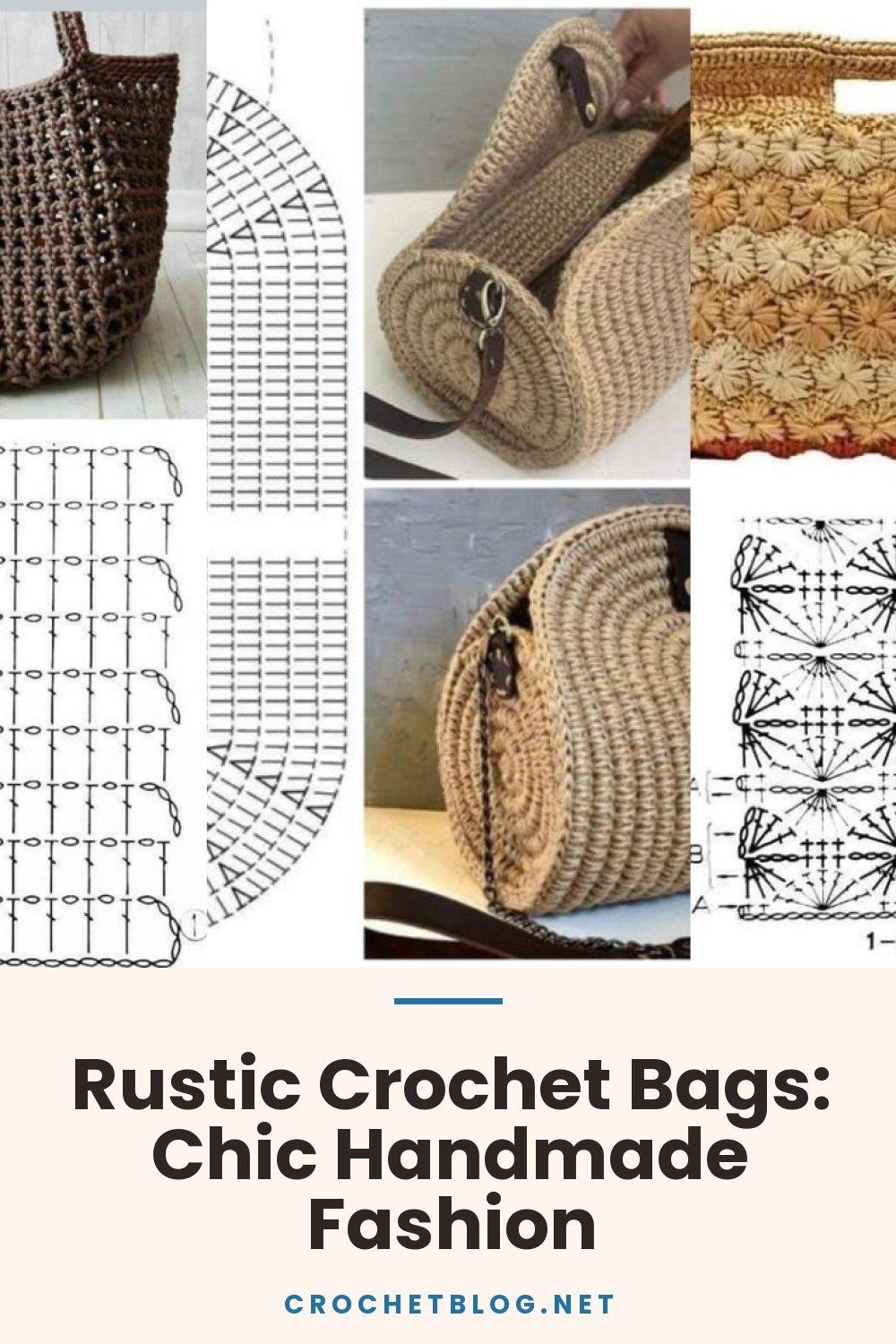 Rustic Crochet Bags: Chic Handmade Fashion