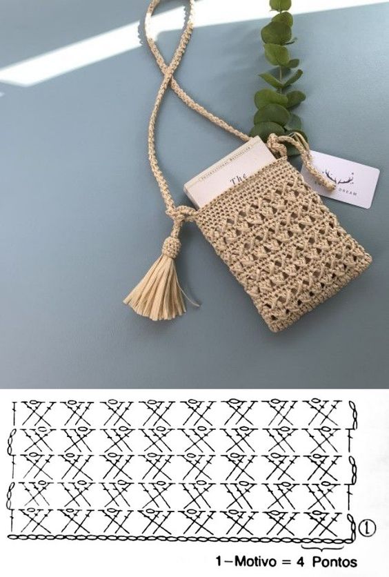 rustic crochet bags 7