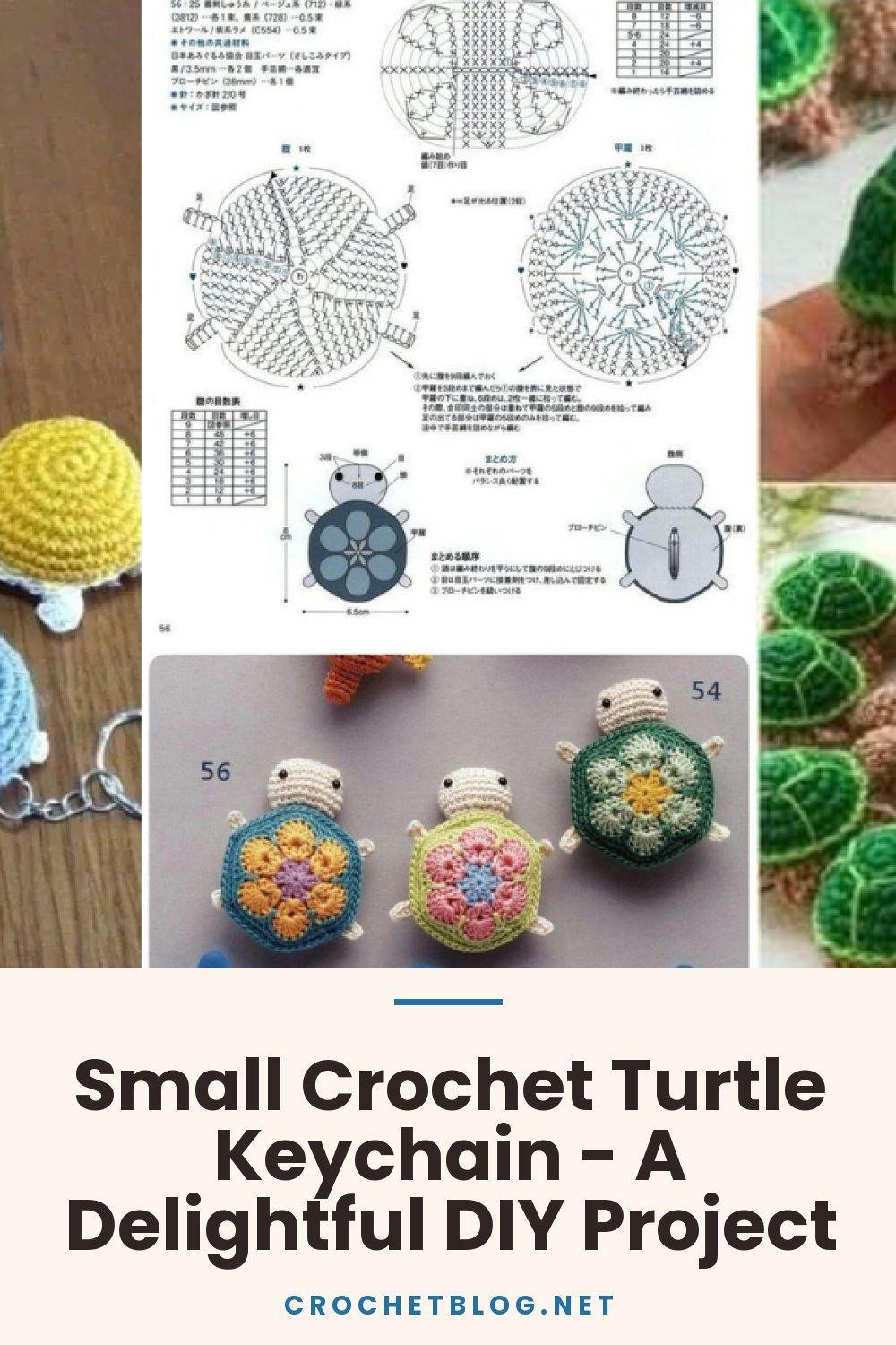 Small Crochet Turtle Keychain - A Delightful DIY Project