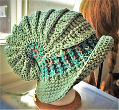 snail shell hat free crochet pattern 2