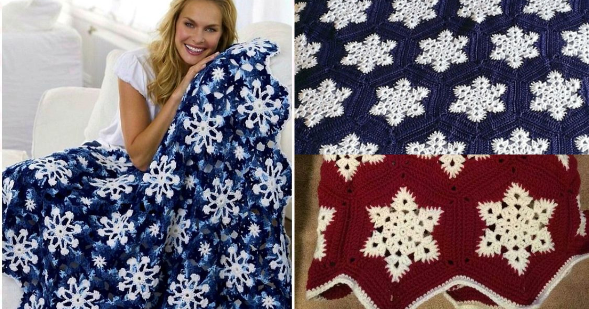 snowflake blanket crochet patterns