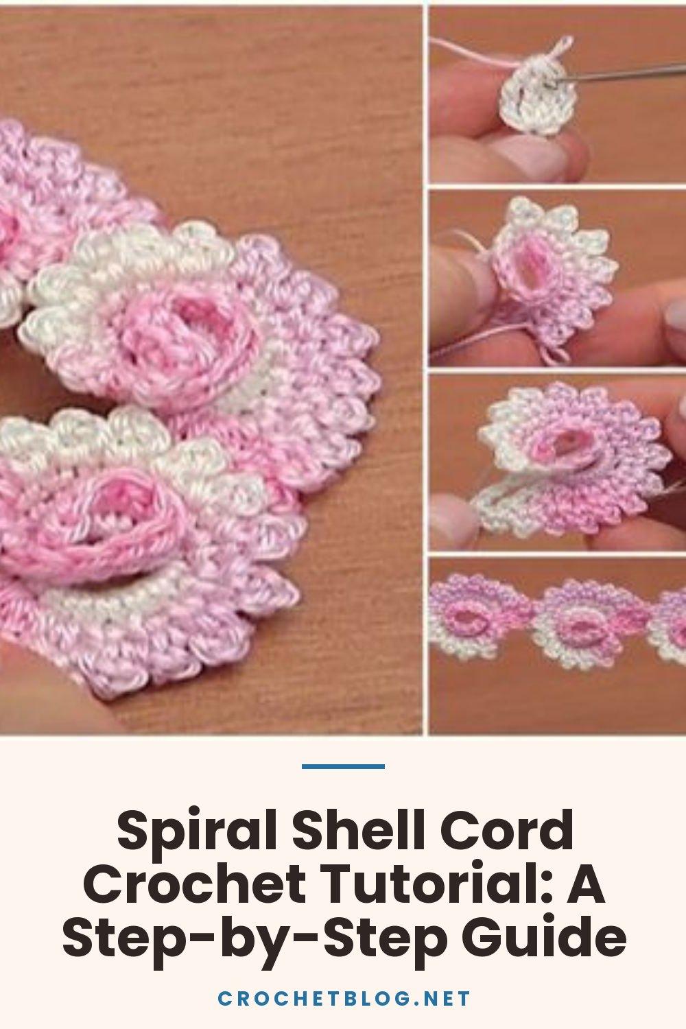 Spiral Shell Cord Crochet Tutorial: A Step-by-Step Guide