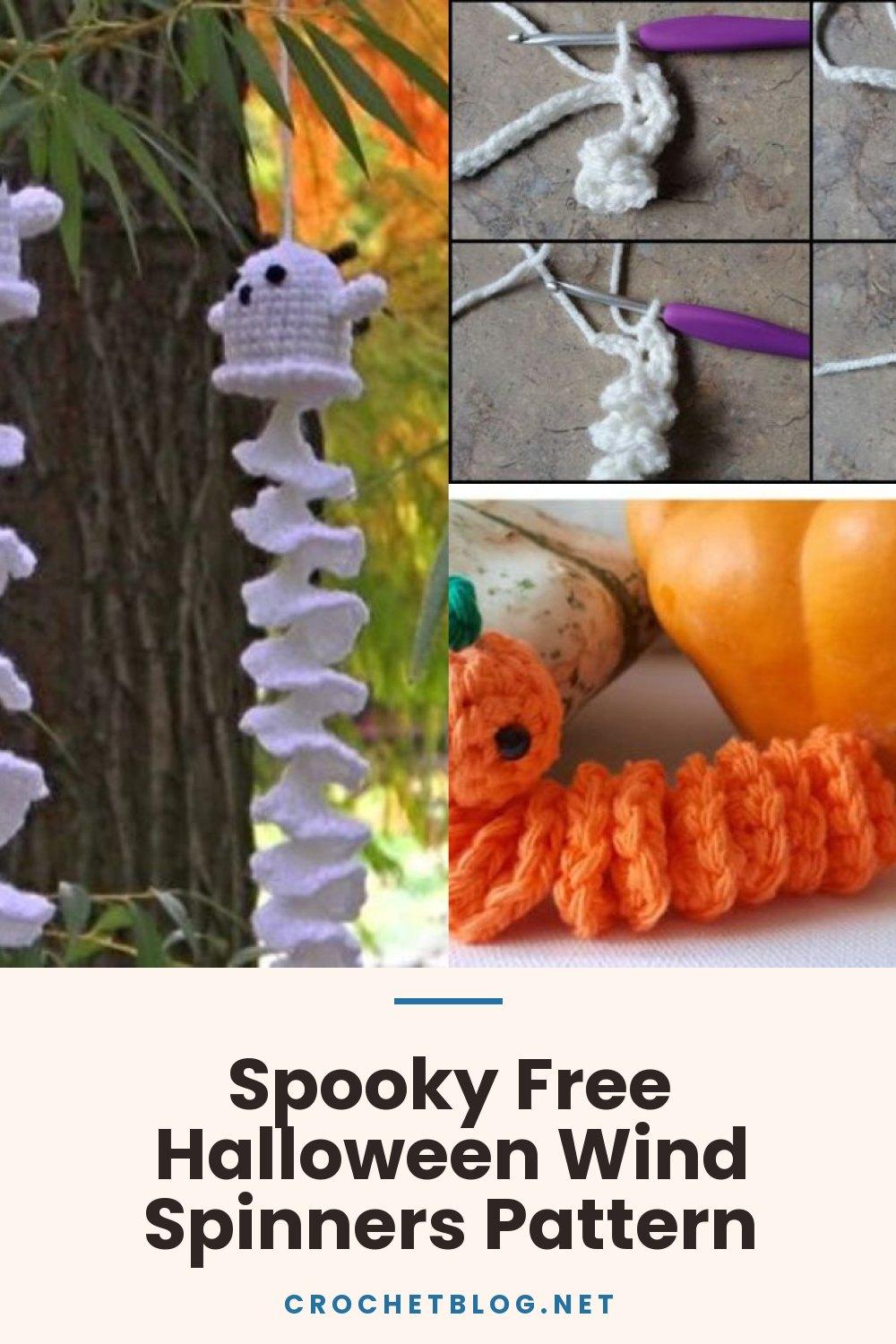 Spooky Free Halloween Wind Spinners Pattern