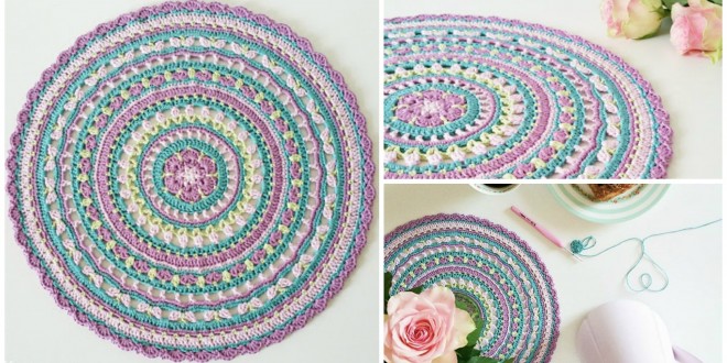 springtime mandala pattern
