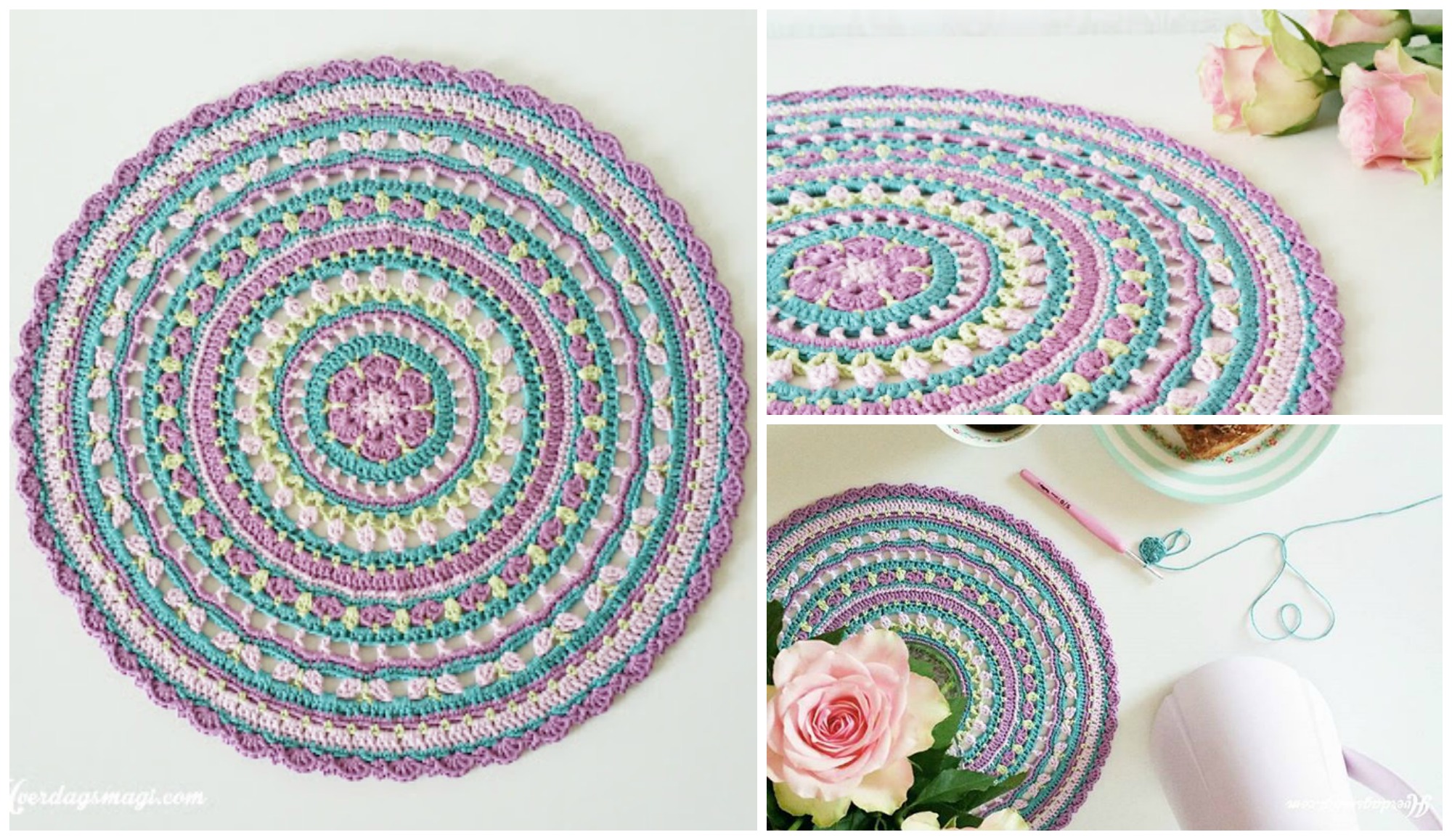 springtime mandala pattern