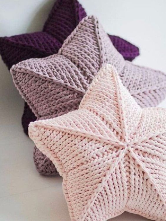 star pillow free knitting pattern 1