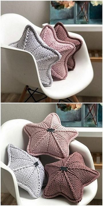 star pillow free knitting pattern 10