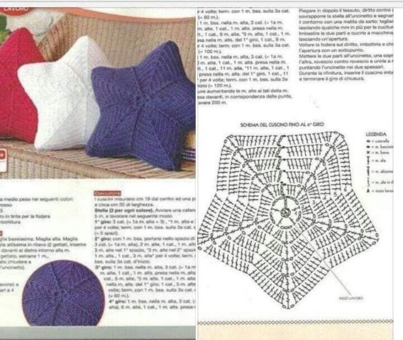 star pillow free knitting pattern 3