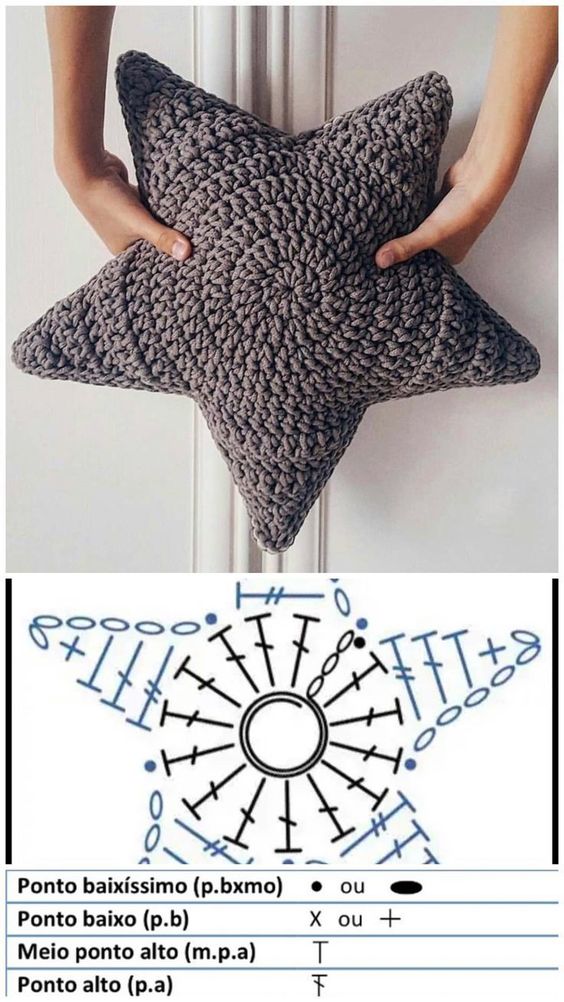 star pillow free knitting pattern 5