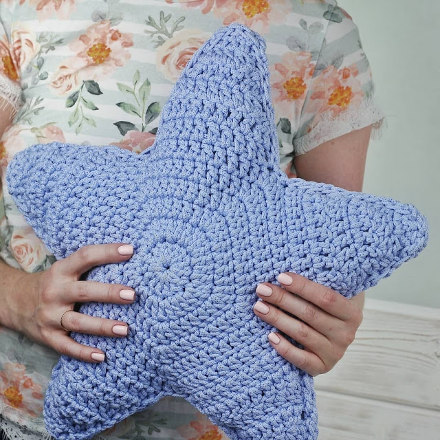 star pillow free knitting pattern 6