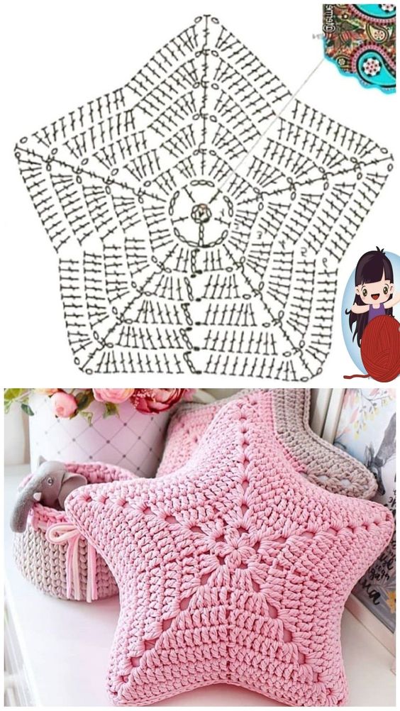 star pillow free knitting pattern 9