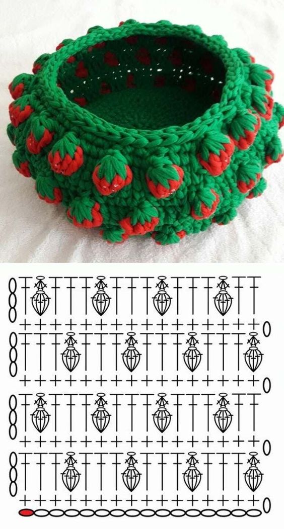 strawberry crochet stitch ideas and tutorials 1