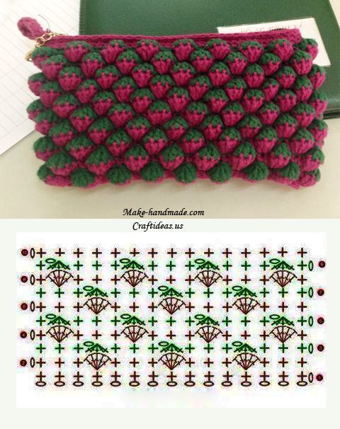 strawberry crochet stitch ideas and tutorials 10