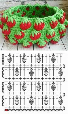 strawberry crochet stitch ideas and tutorials 6