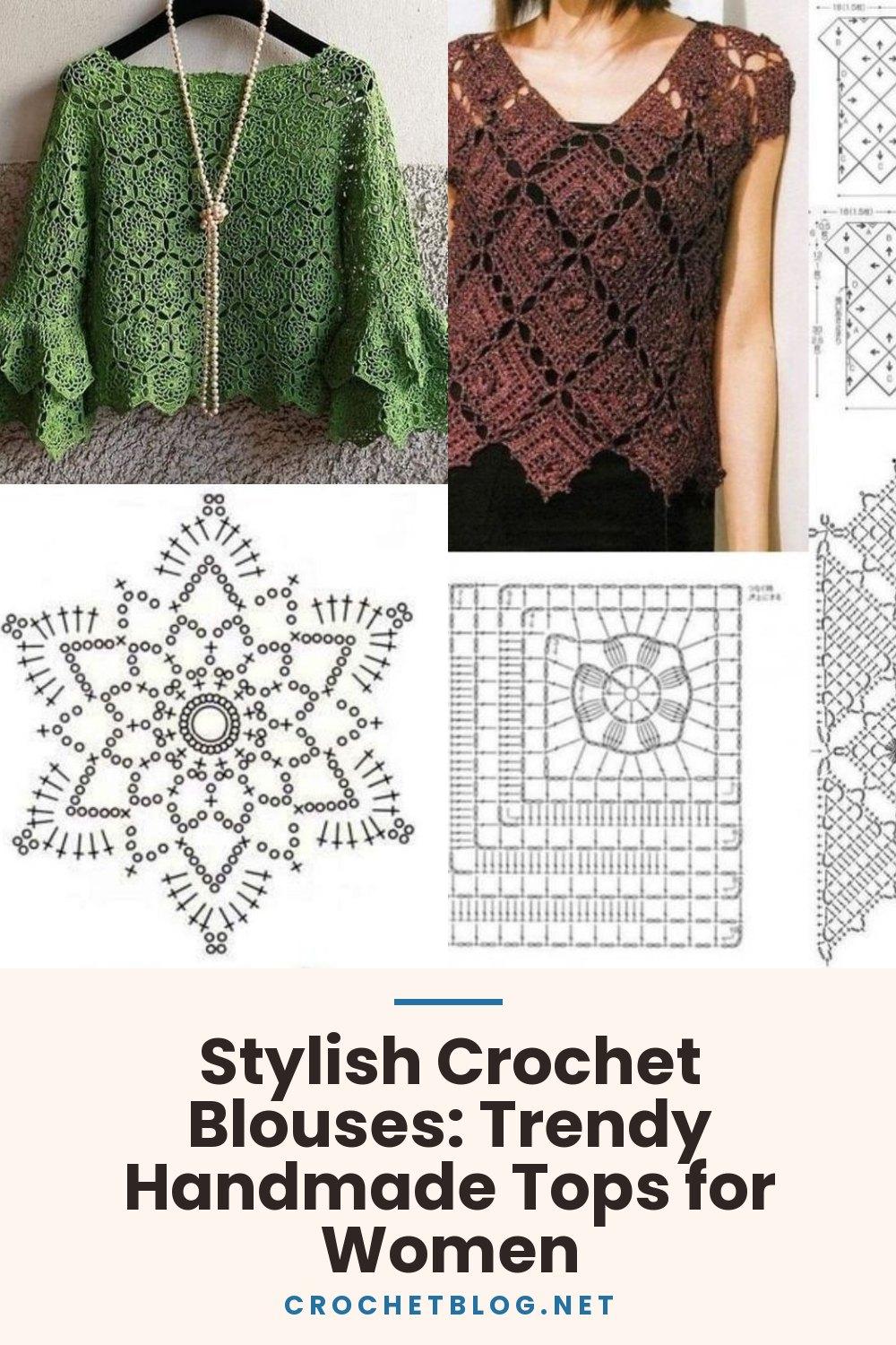 Stylish Crochet Blouses: Trendy Handmade Tops for Women