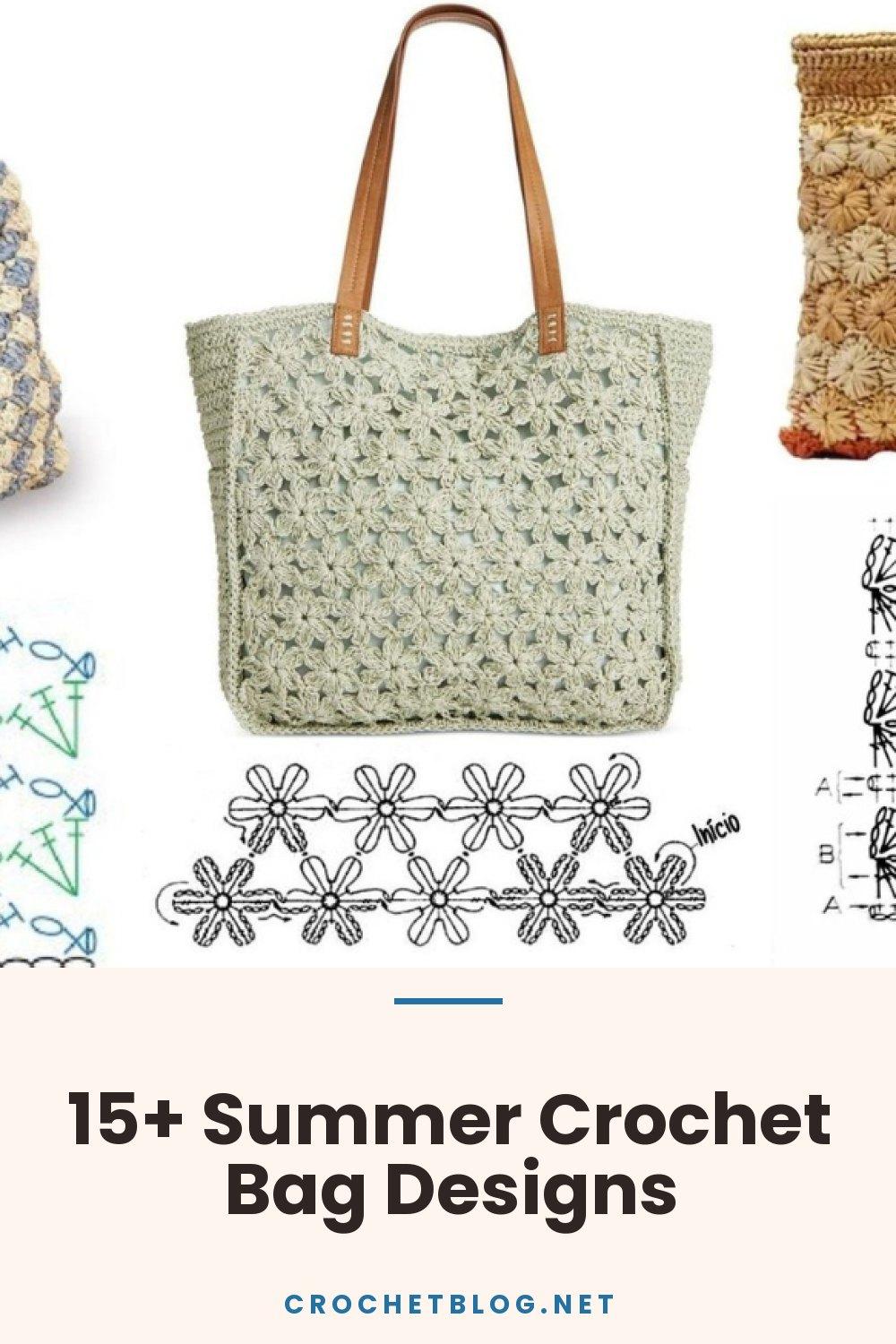 15+ Summer Crochet Bag Designs
