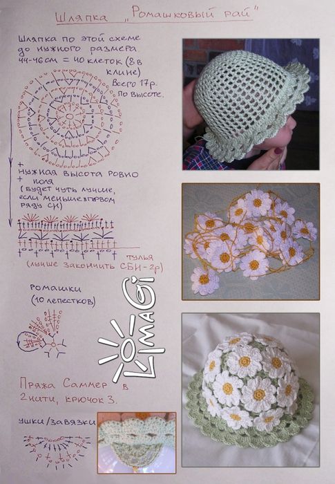 summer crochet hats for kids 12