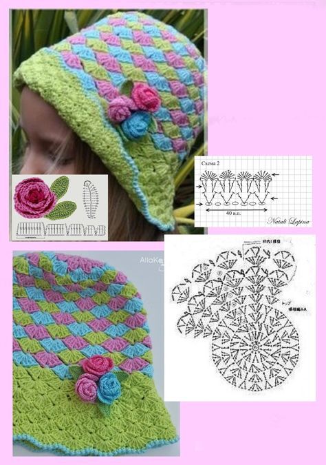 summer crochet hats for kids 9