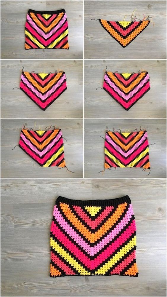 summer fashion crochet short beach skirt 1