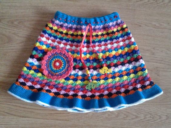 summer fashion crochet short beach skirt 6