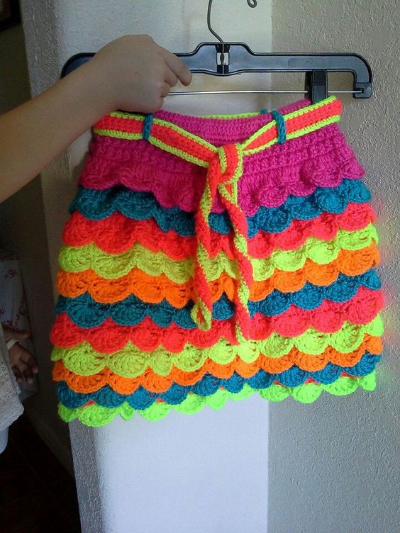 summer fashion crochet short beach skirt 8