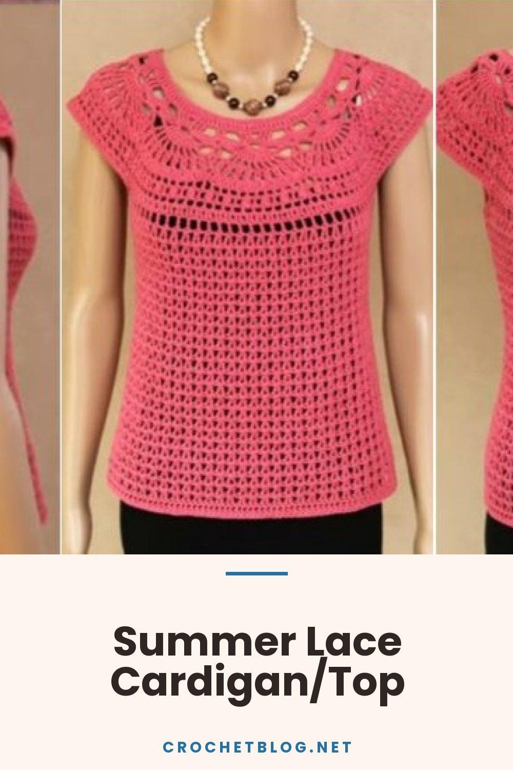 Summer Lace Cardigan/Top