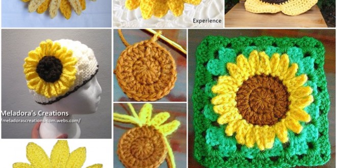sunflower crochet