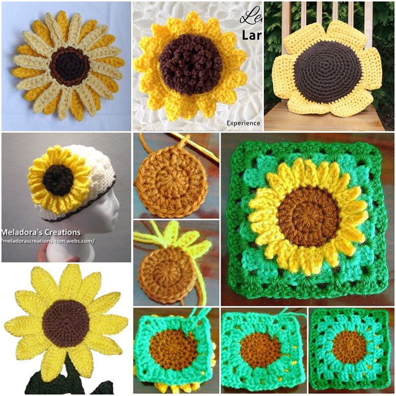 sunflower crochet