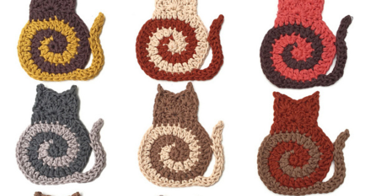 swirly cat free crochet pattern
