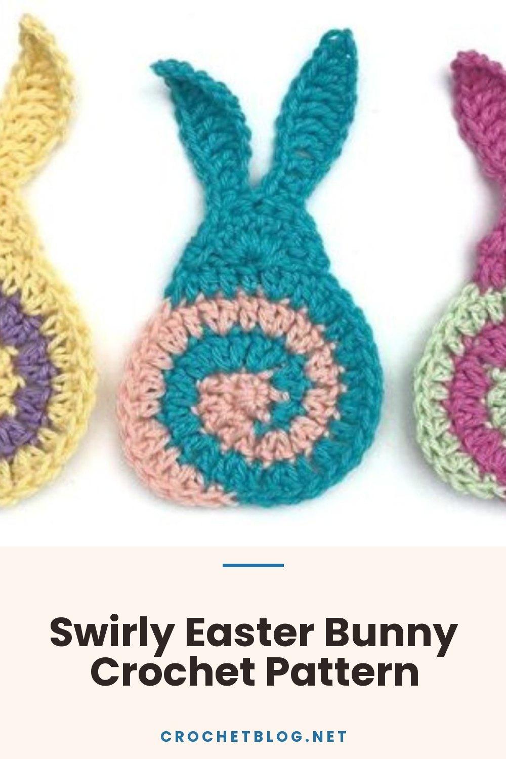 Swirly Easter Bunny Crochet Pattern