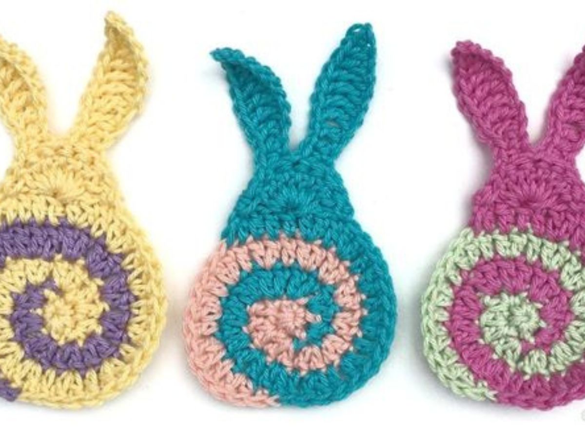 swirly easter bunny crochet pattern 3